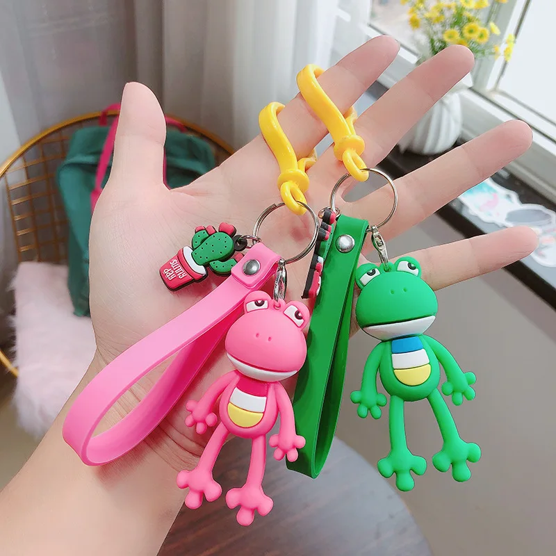 Милый креативный мультяшный DIY брелок с дизайном лягушка женский Инс