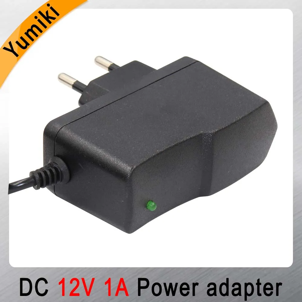4 шт./лот DC12V1A Новый преобразователь переменного тока 100 240 в адаптер питания