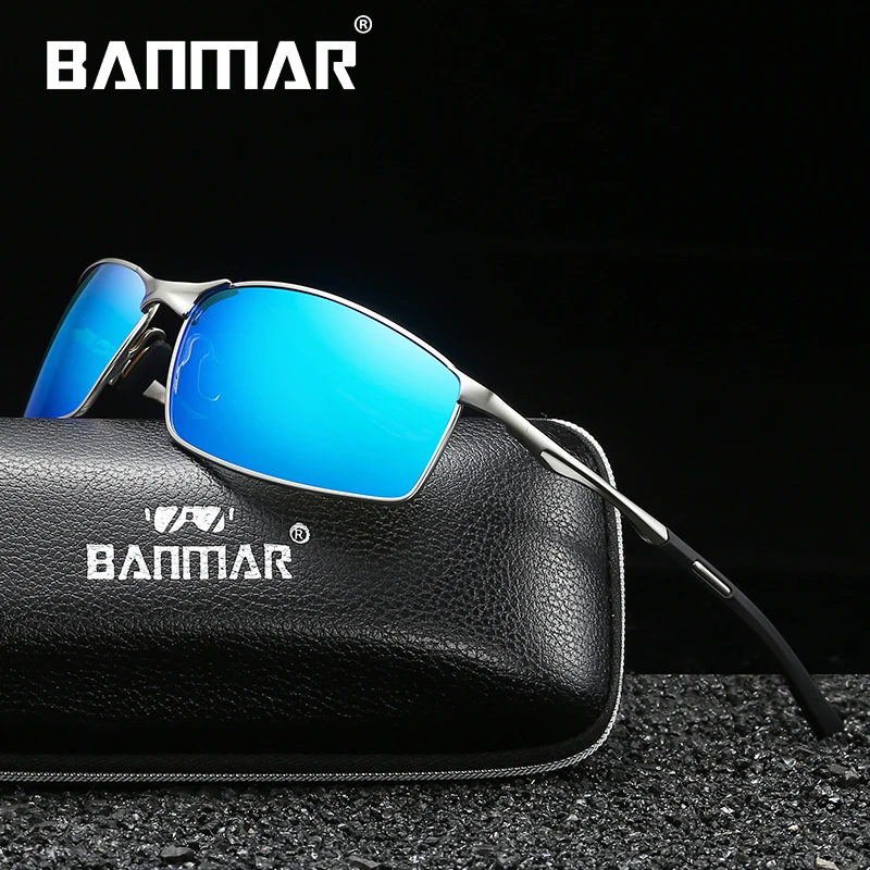 

Солнечные очки-авиаторы BANMAR мужские, поляризационные солнцезащитные аксессуары в литой оправе, для вождения