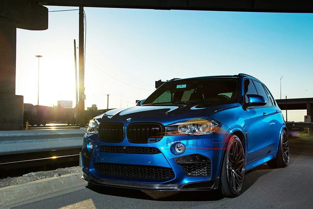 ebmotor-com Real Carbon Fiber Vehicle Front Lip Spoiler For BMW F86 X6M F85 X5M 2015UP 6_9429