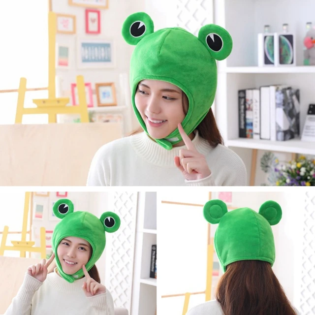 Lustige Große Frosch Augen Cartoon Plüsch Hut Spielzeug Grün Kopfbedeckungen  Kappe Cosplay Kostüm Winter Festival Party Kleid Up Foto Requisiten -  AliExpress