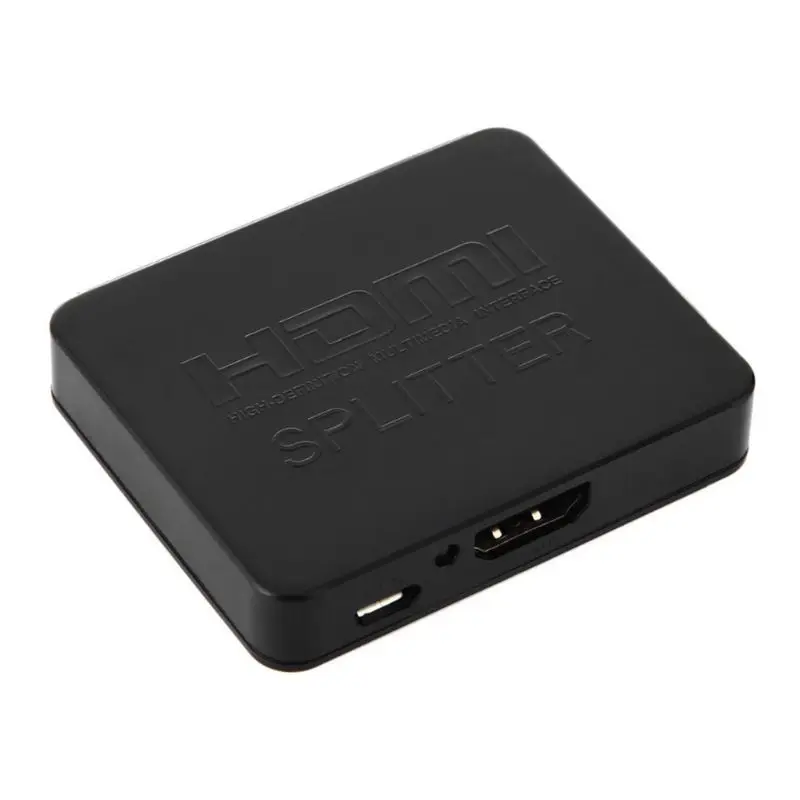 Мини Full HD 4K HDMI сплиттер 1x2 One IN Two Out Switcher адаптер с кабелем комплект