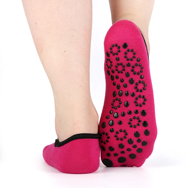 10 цветов, женские Противоскользящие силиконовые носки с открытой спиной, носки в горошек Пилатес фитнес спортзал, женские спортивные дышащие носки