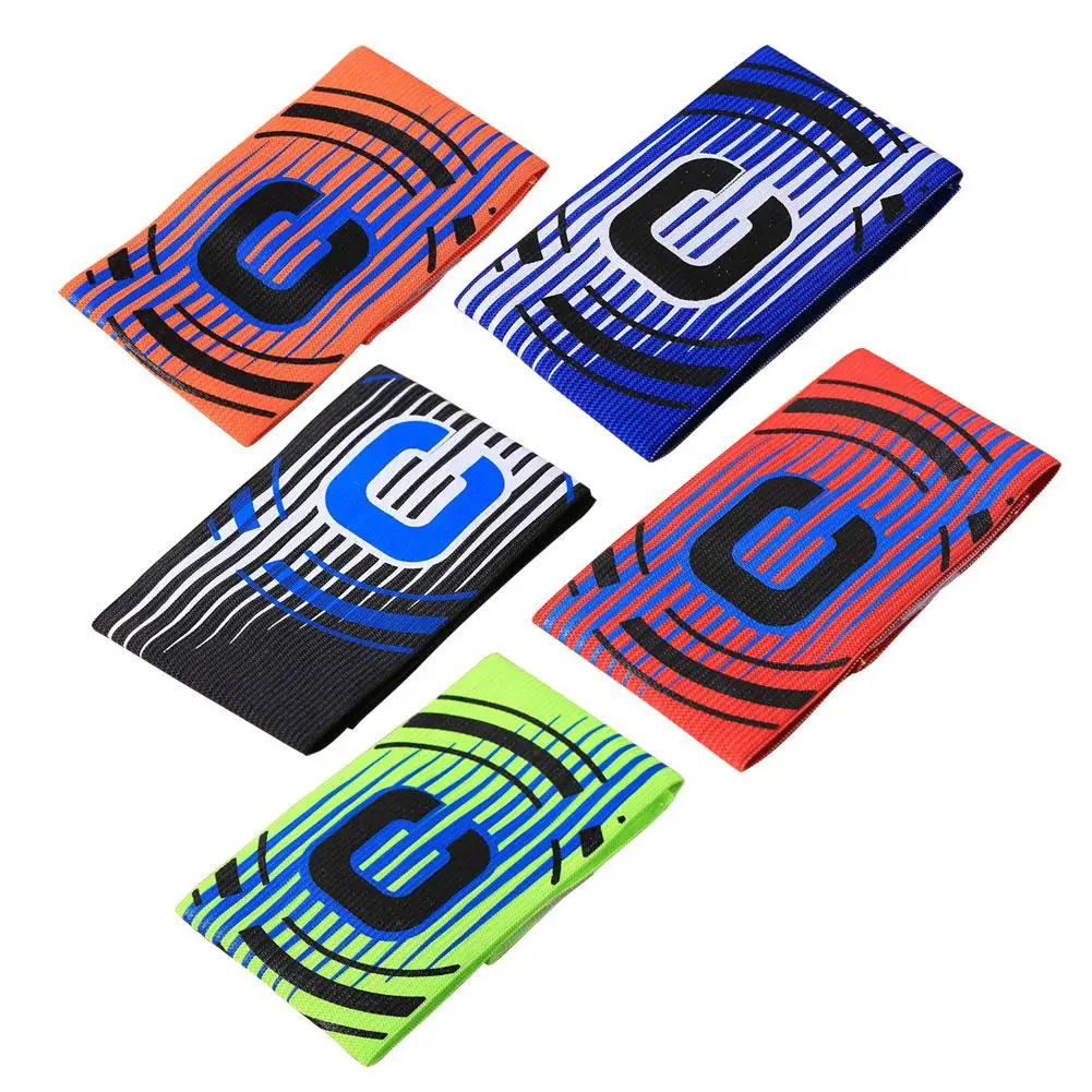 Soccer Arm Band Professional Football Captain Armband Football Player Competition Multi Color