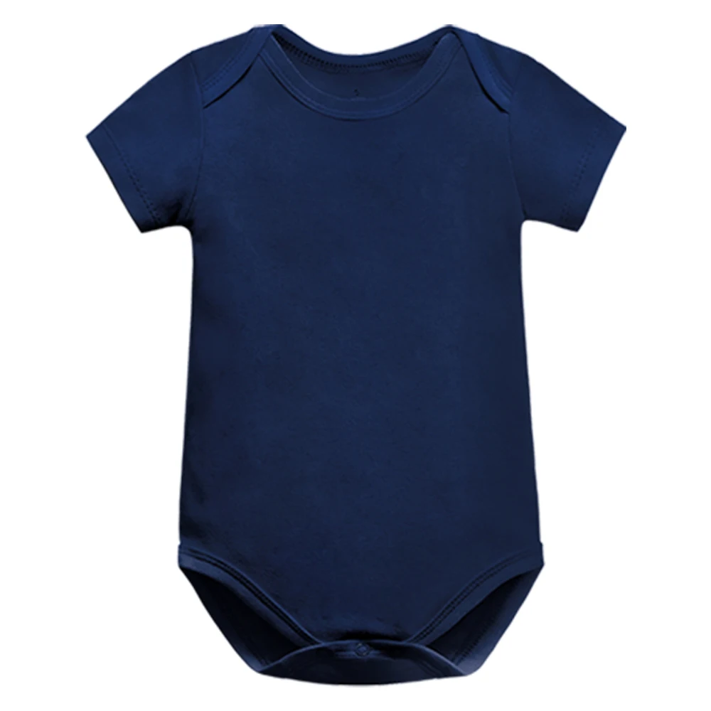 baby bodysuit newborn babies clothing solid color short sleeve 3 6 9 12 18 24 months cotton infant kids boys girls clothes