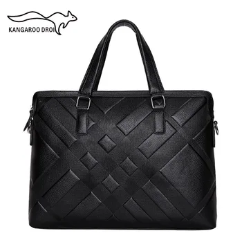 

2020 Association Australia Daishu First Layer Cattle Genuine Leather Men Business Handbag Shoulder Casual Horizontal Version Bag