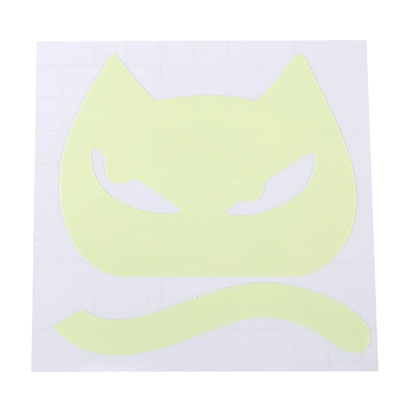 

Sticker Switch, Cute Creative Kitten Luminous Noctilucent Glow Wall Switch Sticker (C)