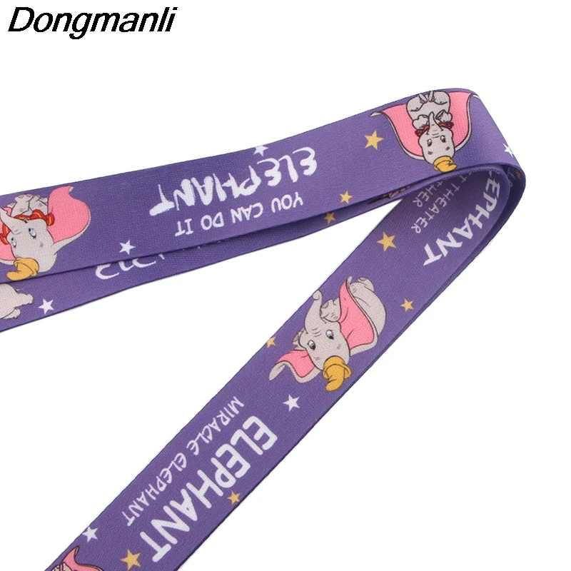 PC210 Dumbo Слон-брелок бейдж со шнурком ID Lanyards/Мобильный телефон Веревка/ключ нашейные ремешки Ремешки