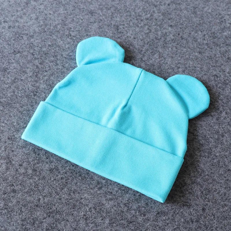 New boy and girl baby spring and autumn and winter baby hat 0-24 months children cartoon ear cap newborn cotton cap beanies