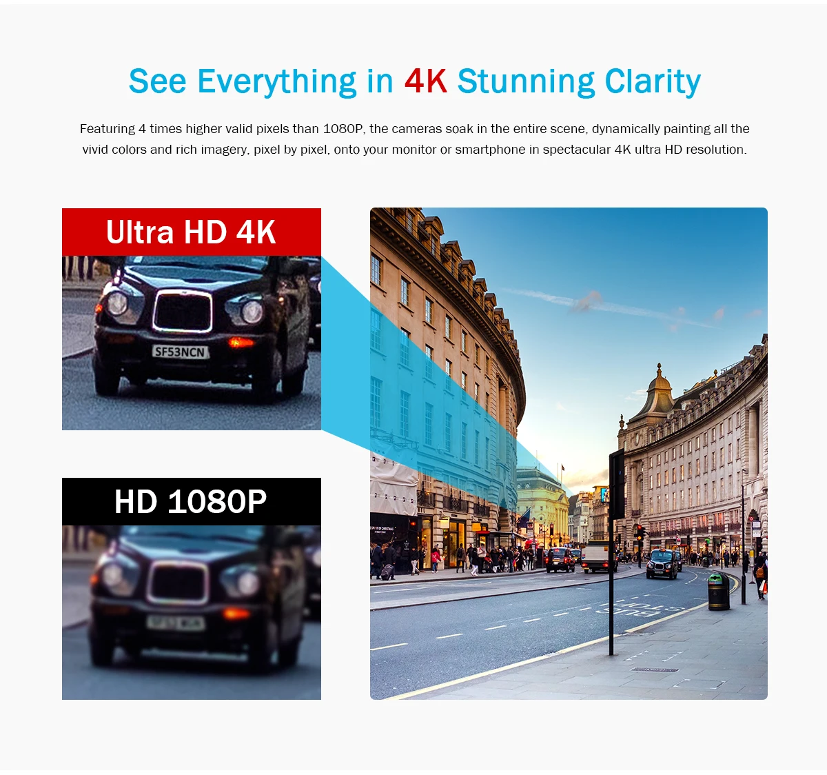 ANNKE 4K 8CH HD ультра четкие кадры CCTV системы безопасности 5в1 H.265 DVR с 8 шт. 8MP Открытый Всепогодный домашний видео комплект