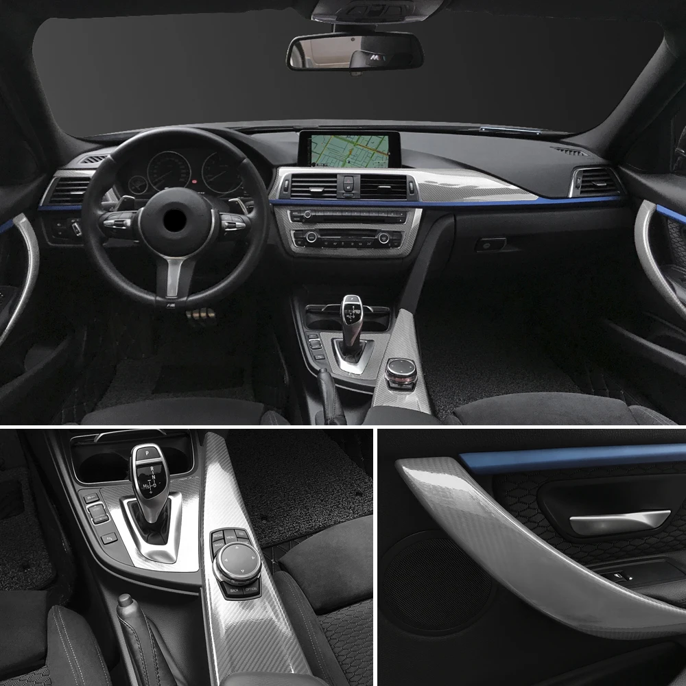 Car Styling 50*200 cm FAI DA TE Ad Alta Lucido 5D In Fibra di Carbonio Vinile Wrap Pellicola Moto Automobili Auto Adesivo E Decalcomanie Accessori - immagine 5