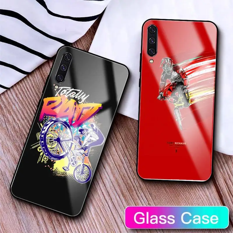 Rad 80's BMX Bike Back Cover для Samsung Cases S20 Plus S10 NOTE 8 9 10 10PRO закаленное стекло мягкий