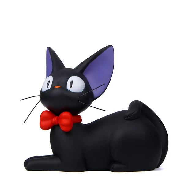 10''Kiki's служба доставки подвижная Копилка Kiki Cat Ghibli Miyazaki Статуэтка из смолы