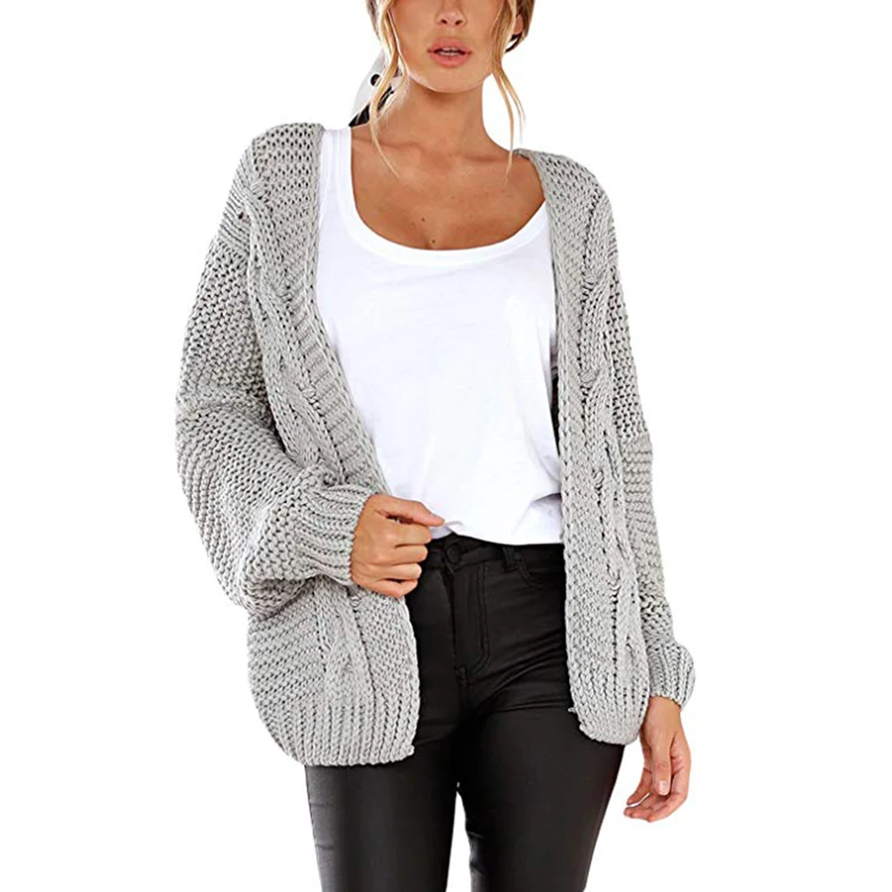 Sweater Contrast Knitted  2020 Long Sleeve Winter