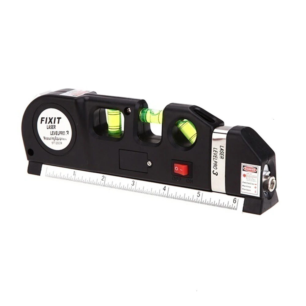 Lasers Level Levelling 3 Lines Nivel Laser Profissional Horizon Vertical Ruler Multipurpose Measure Level Aligner Bubbles Ruler