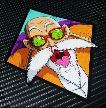 

LEFT SIDE Car Reflective Sticker Personality After Wind Decorative Waterproof Sunscreen Animated Cartoon Car Stickers