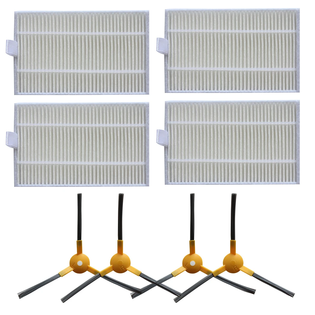 

Filter+Side Brush Kit For ABIR X6 X5 X8 Robot Vacuum Cleaner Absolute Spare Parts Home Cleaning Appliance Matched With Original