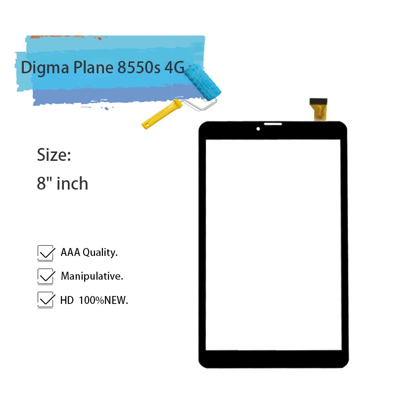 45pin для 8 дюймов Digma Plane 8550s 4G PS8163PL планшетный ПК сенсорный экран дигитайзер сенсорная панель стекло Ремонт