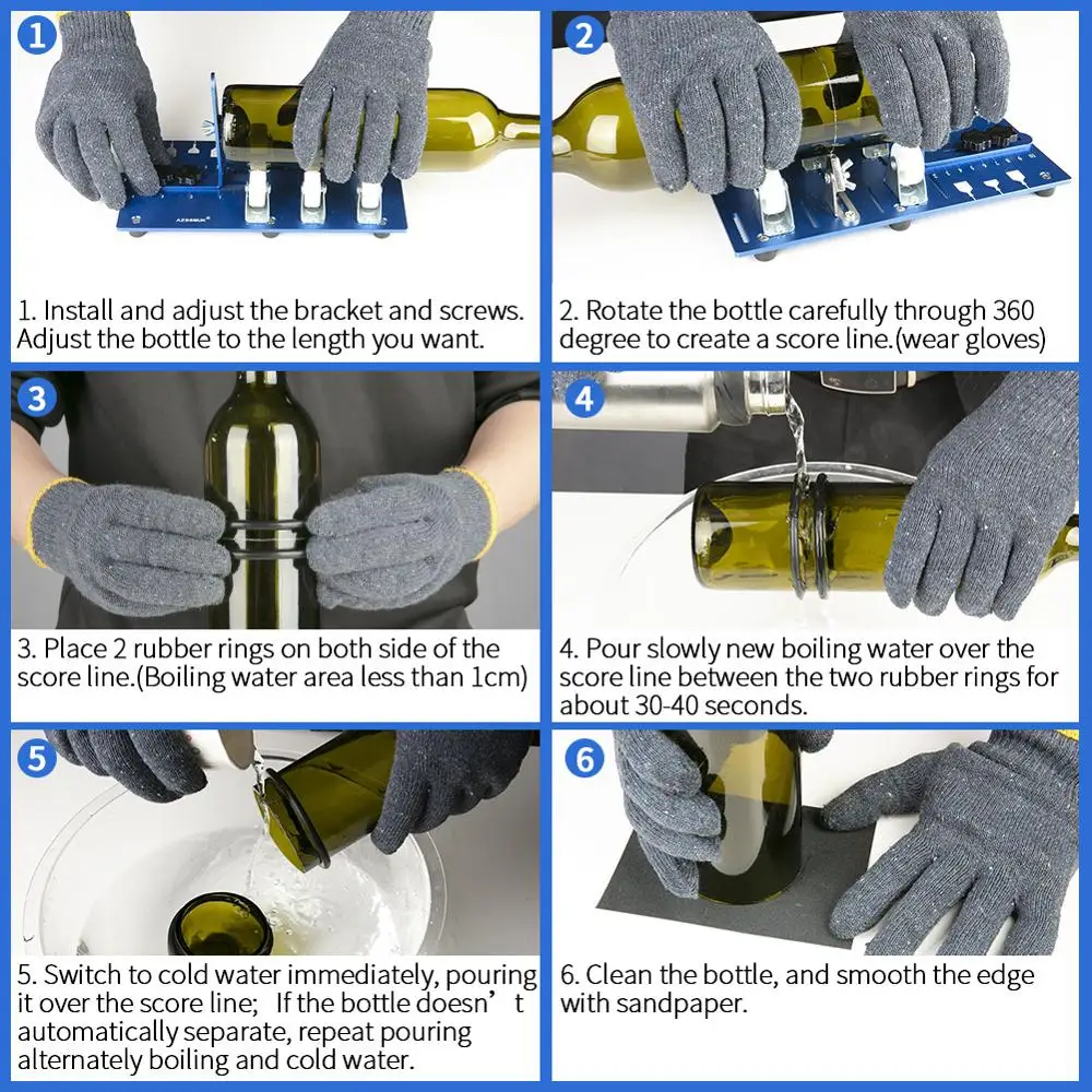 Professional Glass Bottle Cutter Tool for Beer Wine DIY Bottles Cutting Glass Bottle Cutter Cut Machine DIY Cortador De Vidrio