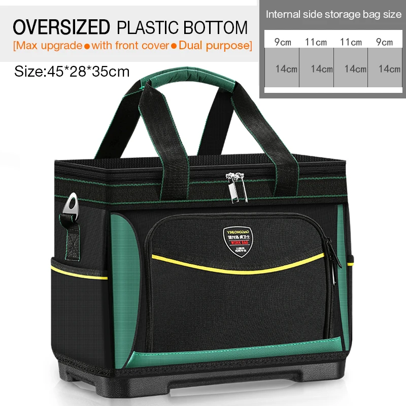 power tool bag Electrician Tools Bag Carpentry Hardware Repair Portable Storage Organizers Box Work Spanner Toolbag Kitbag Big toolkit wooden tool chest Tool Storage Items