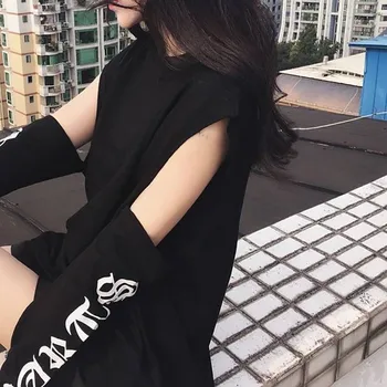 

Harajuku Sweatshirt Women Casual Print Letter Loose Wild Sweatershirt Round Collar Long Sleeve Sweatshirt