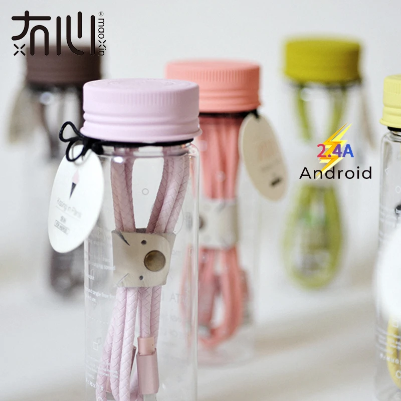 

Maoxin original usb cable micro 5pin 9patterns charging and date transmission usb cable for Android with buckle and paper tube
