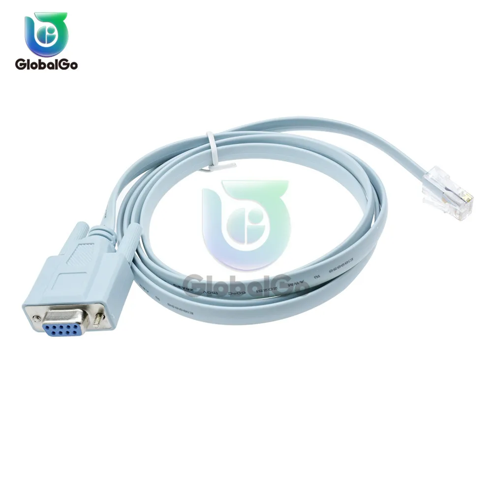 

DB9 RJ45 to RS232 Serial Conversion Cable 9Pin Female Network Adapter Cable For Cisco Switch Router