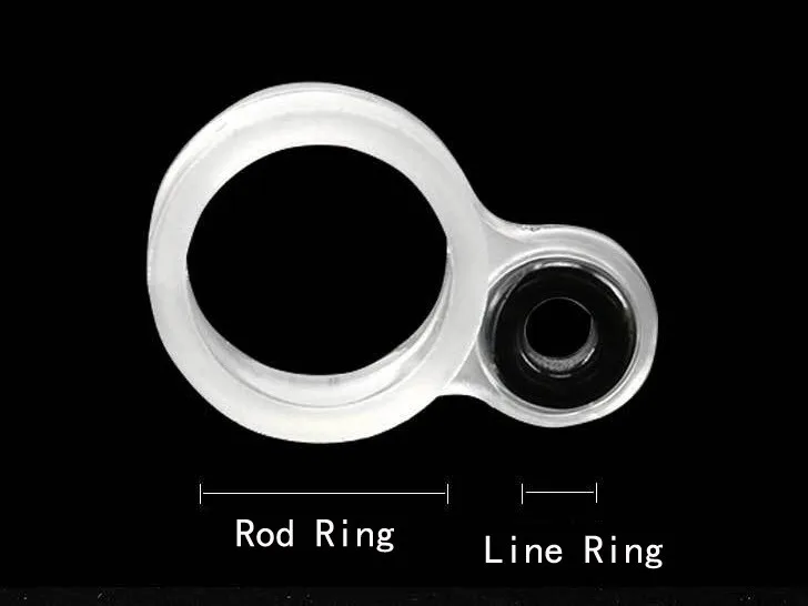 Silicone Fishing Rod Guide Wire Ceramic Ring Tip Repair Kit Line Guides Replacement Different Size 0.9-22 Fish Access 14/22Pcs fishing accessories,fishing tools,fishing tool,fishing rod guide repair kit