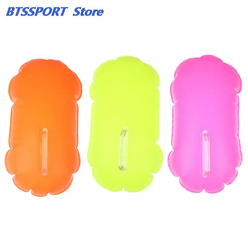 Swimming Buoy PVC Inflatable Signal Drift Bag Air Dry Tow Bag 1PC