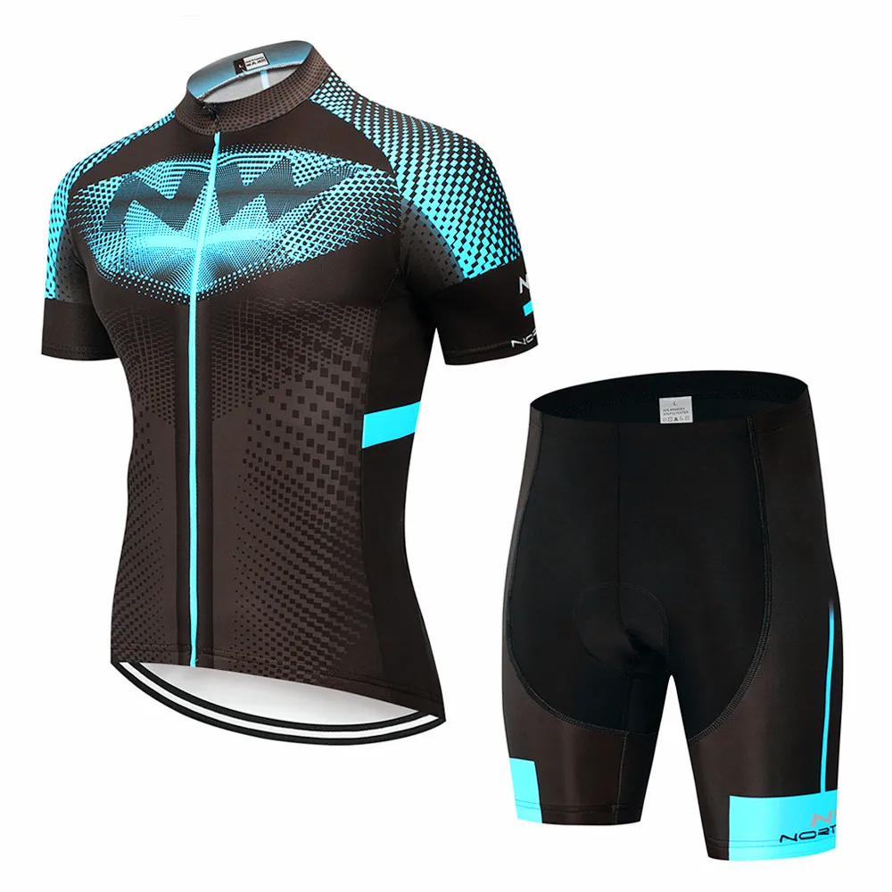 Cycling Set NW бренд лето Велоспорт Джерси комплект дышащая одежда MTB для велосипедистов одежда для велоспорта Одежда Майо Ropa Ciclismo - Цвет: Cycling Set