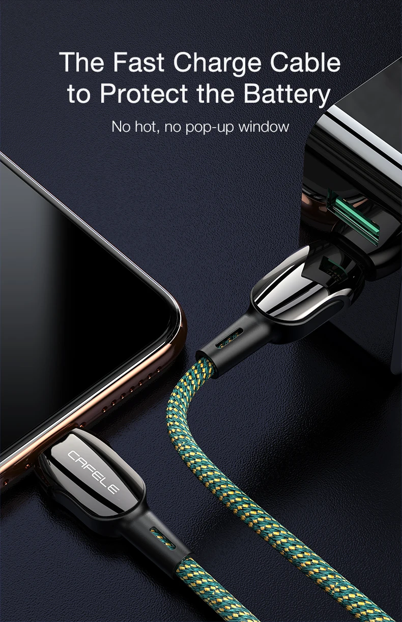 CAFELE PD Быстрая зарядка usb type C для iPhone кабель мобильного телефона зарядное устройство для iPhone 11 pro max X XS 8 7 6 plus Синхронизация данных