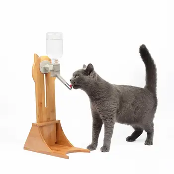 

Pet Dog Hanging Solid Wood Drinking Fountain Dog Water Dispenser Pet Supplies (Water Fountain Frame without Water Dispenser)