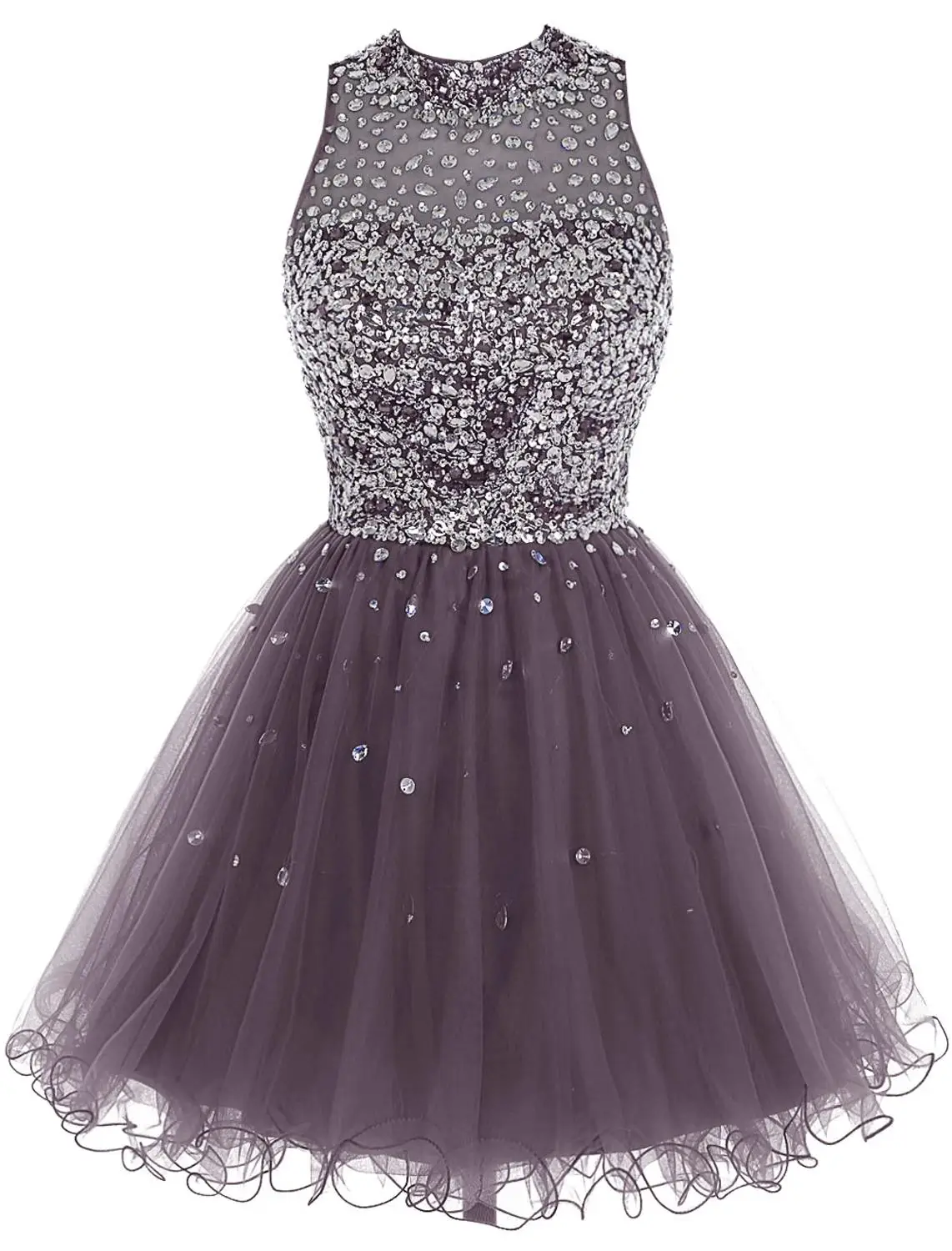 Cheap Royal Blue Homecoming Dress Crystal Beaded Sparkly Short Gowns Above Knee Mini Prom Graudation Dress Party Free shipping