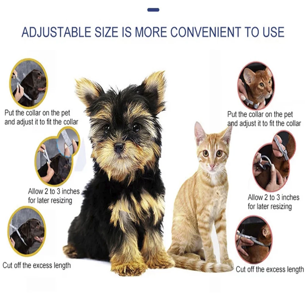 Ошейник для собак Отпугиватель комаров ошейник борьбы с насекомыми домашних