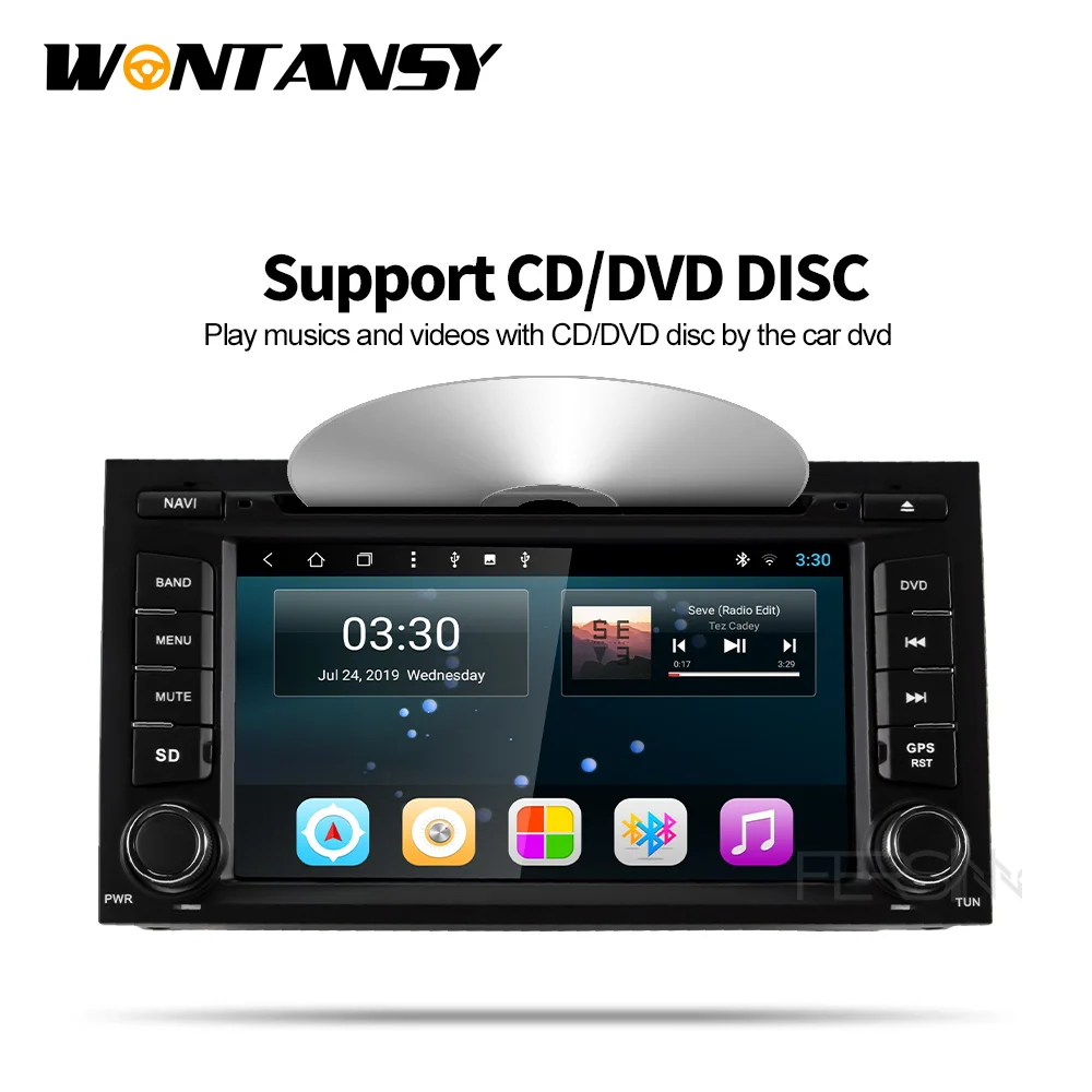Flash Deal Wontansy android 9.0 car dvd for Seat Leon 2013 2014 2015 2016 2017 2018 Radio Car Stereo dvd player 3