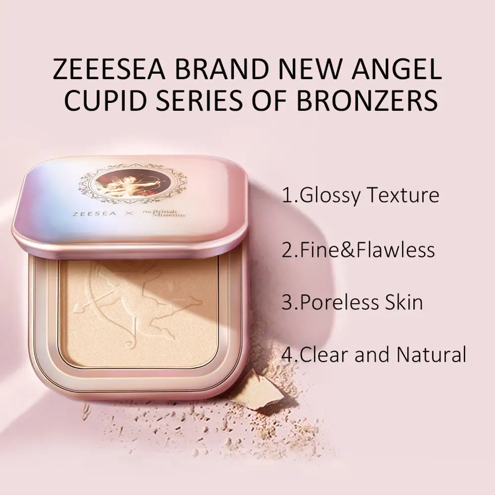 Najtaniej ZEESEA nowy 2 kolory kontrola oleju ciasto w proszku długotrwały wodoodporny podkład mineralny rozjaśnić zakreślacz paleta do pudru