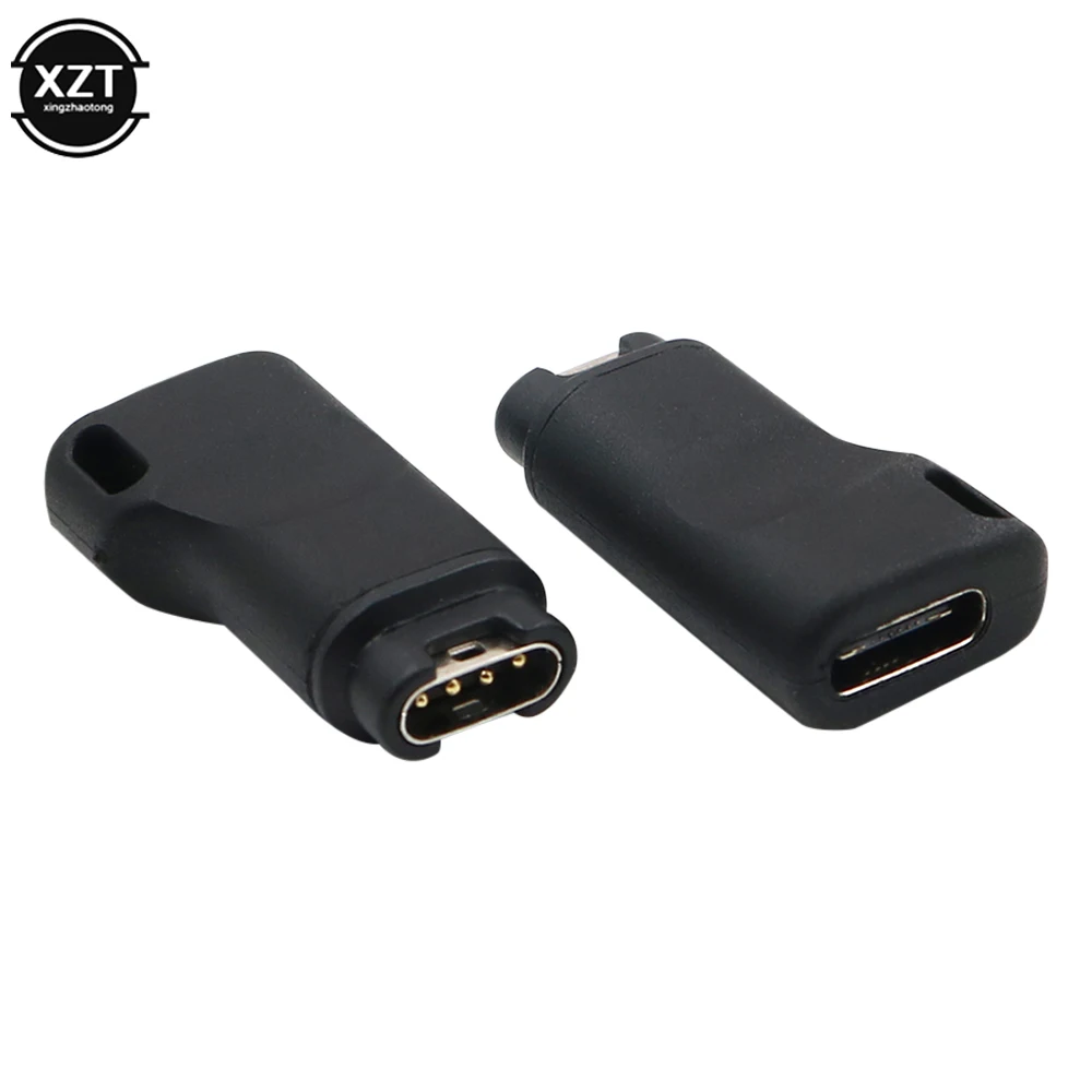 Adattatore Di Ricarica Da Usb Tipo C A 4Pin Per Garmin Fenix 5/5 S/5X/6 Forerunner 45/45S/245/245M/935 Smart Watch T84Dcharge Converter