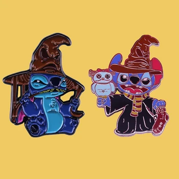 

SP303 Wholesale 10pcs/lot Alien Anime Enamel Pins Women Men Badge Backpack Collar Lapel Fashion Cosplay Jewelry Kids Gift