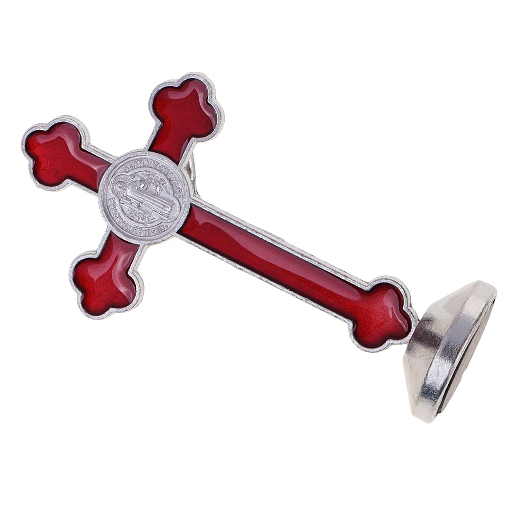 Crucifix Figurine INRI Ornament Home Decor for Catholic Gift Accessory Collectables 3.14inch