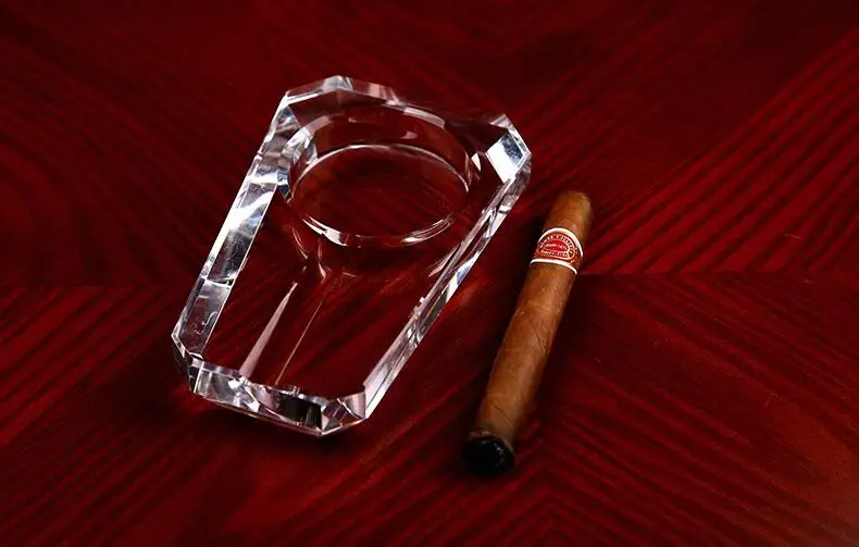 Роскошная хрустальная портативная сигарная Пепельница карманная пепельницы для сигарет домашние аксессуары для сигар пепельница держатель для COHIBA сигары