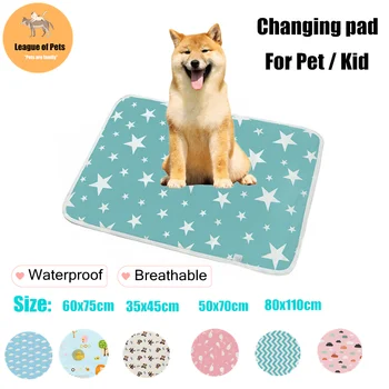 

Absorbent Environment Protect Diaper Mat Waterproof Washable Reusable Training Pad Dog Car Seat Cover Dog Pet Diaper Mat