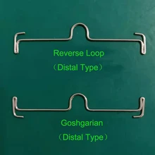 

Denxy High Quality Dental Orthodontic Palatal Arch Bar on the molar band with lingual sheath Palatal Bars transpalatal Arch Bars