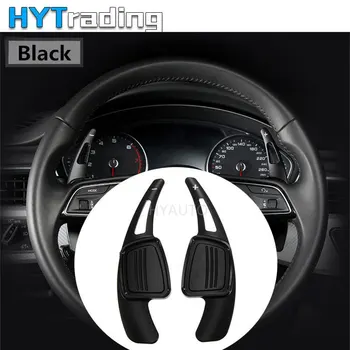 

Aluminum alloy Steering Wheel Shift Paddle Extension Shifter For Audi A3 A4L A5 S3 Q7 TT Black/Red/Sliver