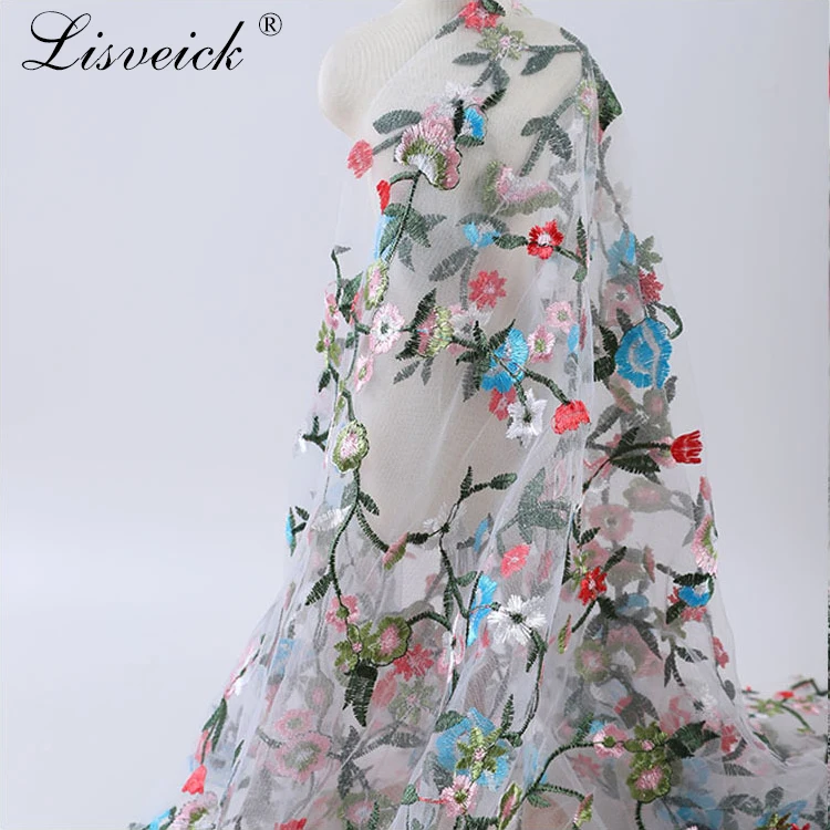 1 метр 135 см африканская вышивка французская кружевная ткань цвета нигерийские сетчатые кружевные материалы для вечерние платья юбки