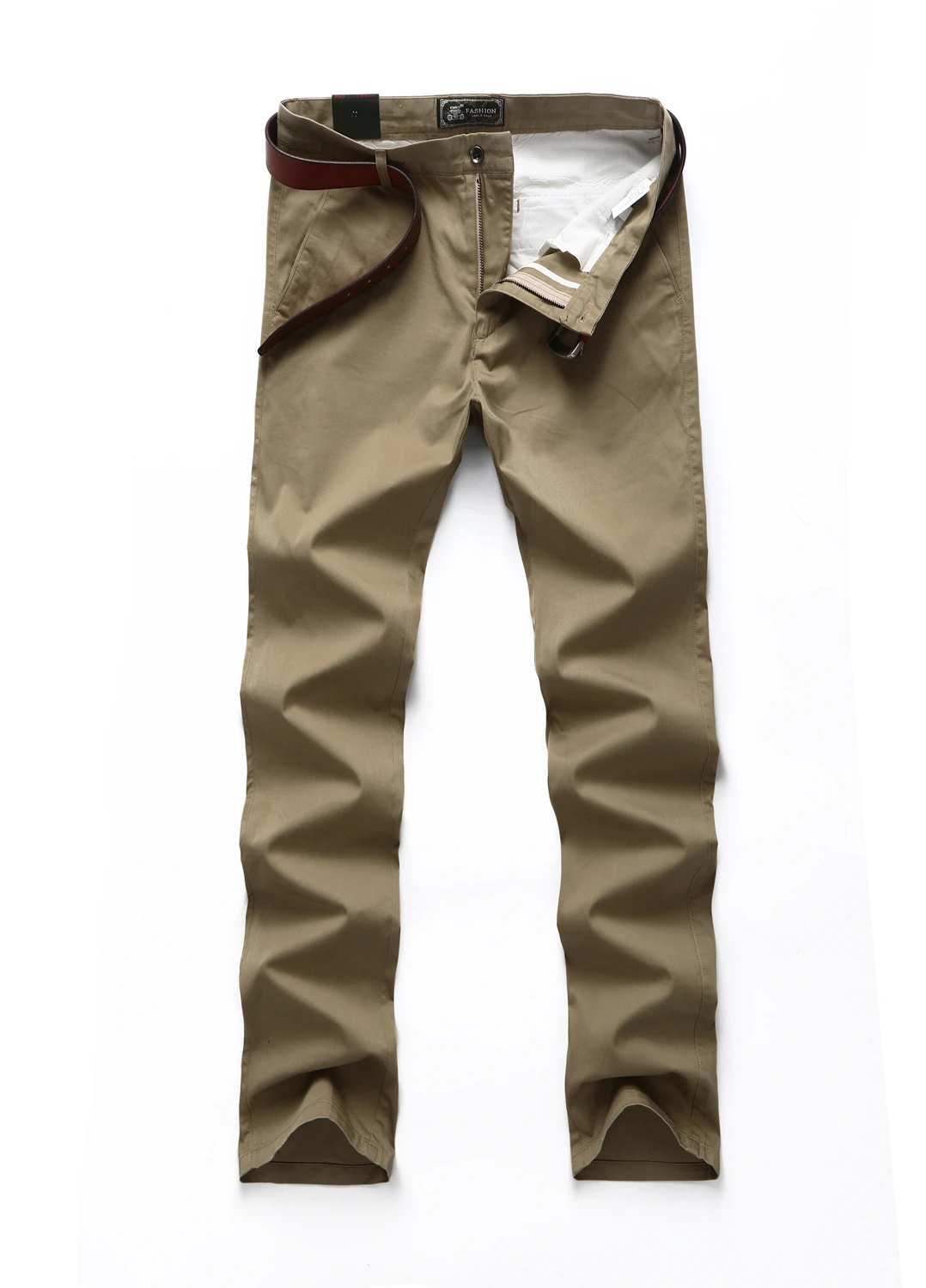 DAISHU летние новые высококачественные хлопковые мужские брюки средняя талия прямые Весенние длинные мужские классические деловые Брюки Полная длина 28-44