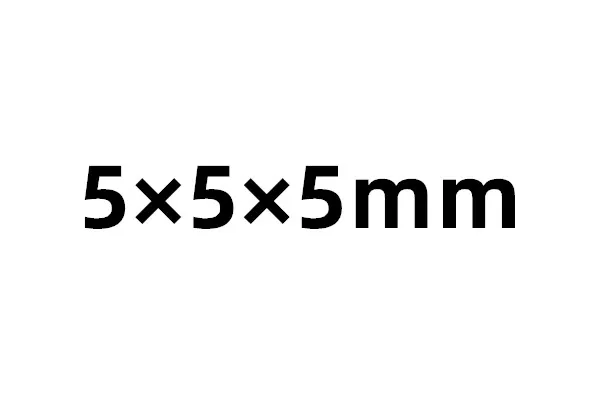 Серебристый 10 шт. Блок Магнит 5x5 × 5/2/3 10 × 3/4/5/10 × 2 мм квадратный блок сильные магнитные неодимовые магниты Редкоземельные постоянные - Цвет: Серебристый