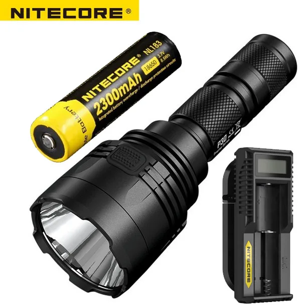 Nitecore P30 1000 люмен 618 м точный тактический светодиодный фонарь CREE XP-L HI V3+ аккумулятор nitecore 3500 мАч+ зарядное устройство nitecore UM10