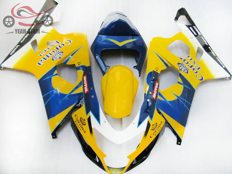 Бесплатная пользовательская Обтекатели для кузова Suzuki K4 2004 2005 GSXR600 04 05 GSXR 600 750