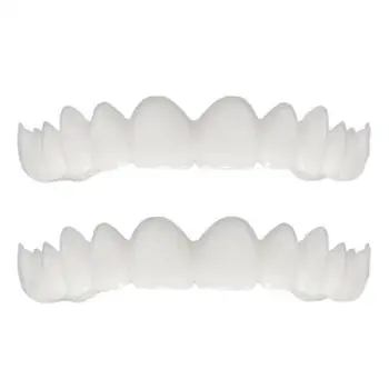 

Simulation Sleeve Smile False Teeth Cover Tool Simulation Teeth Sleeve Denture Sleeve Teeth Anti-False Braces Beautiful Smile
