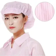 Антистатическая Рабочая сетчатая крышка, Пыленепроницаемая Защитная шляпа, розовая Защитная крышка